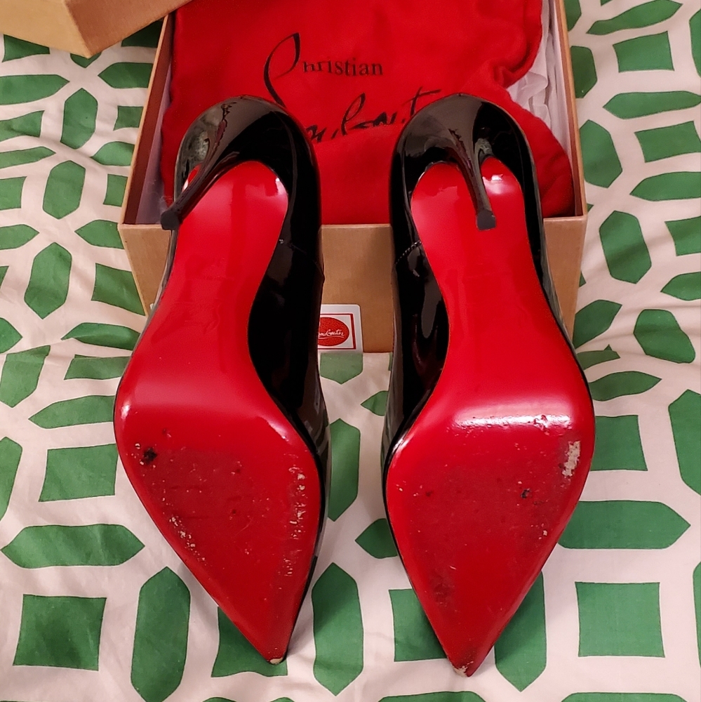 WORN ONCE Louboutin So Kate 120 Patent Pumps - Picture 5 of 8